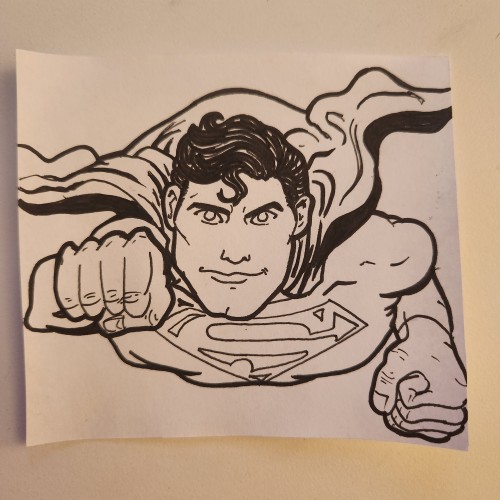 Doodles with Dane - Super Heroes - Superman