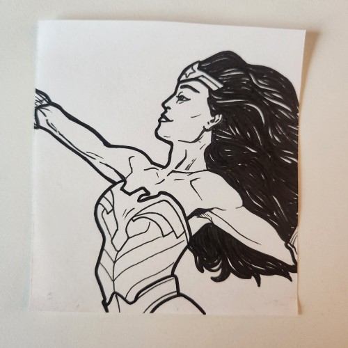 Doodles with Dane - Super Heroes - Wonder Woman