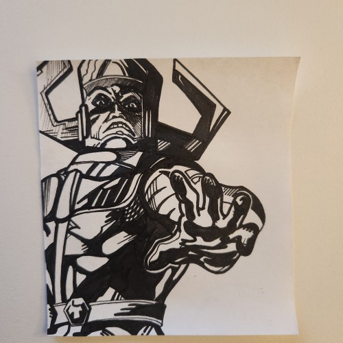 Doodles with Dane - Superheroes - Galactus