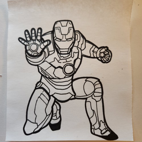 Doodles with Dane - Superheroes - Iron Man