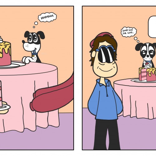 Original Comic - Newts (Bingos) Cake