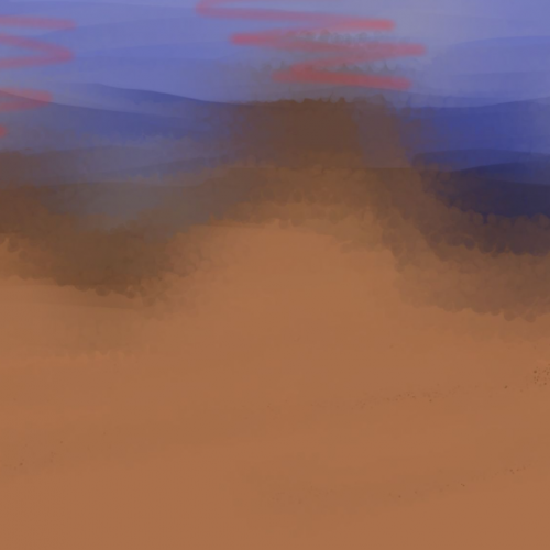 blurry landscape