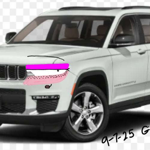 A Jeep Grand Cherokee L who always wears makeup (and has cute baby freckles!)