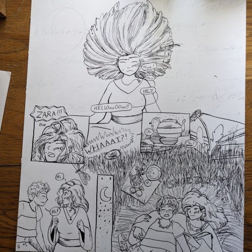 one page comic