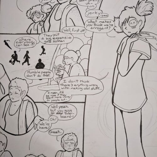 Line art for page 2