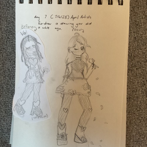 I redrew my OC! #april artists