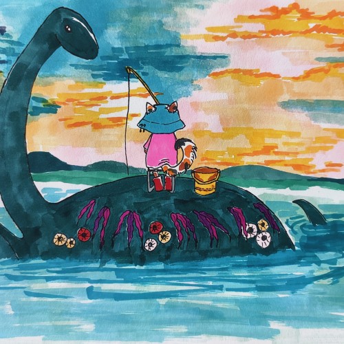 sunset fishing