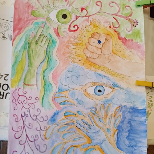 Hands and eyes