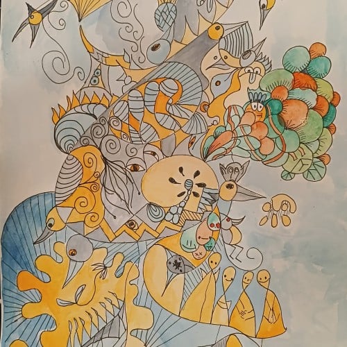 Another watercolor doodle