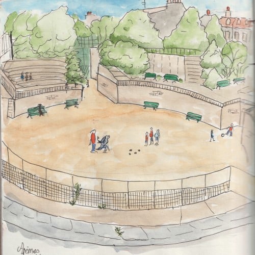 Arènes de Lutèce, Paris