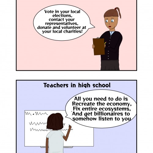 school VS real life
