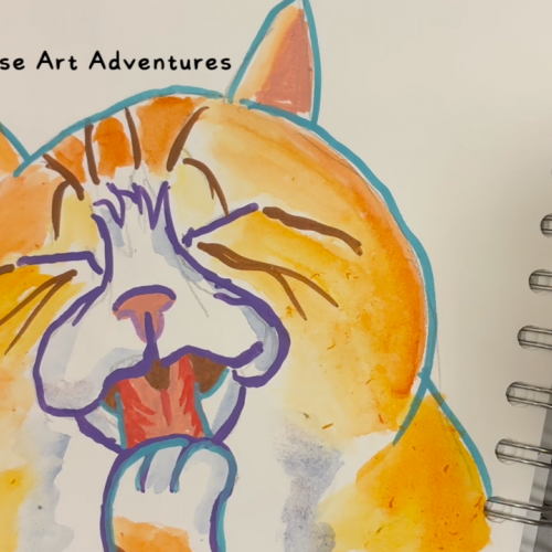 Chonky Cat (Youtube timelapse art video)