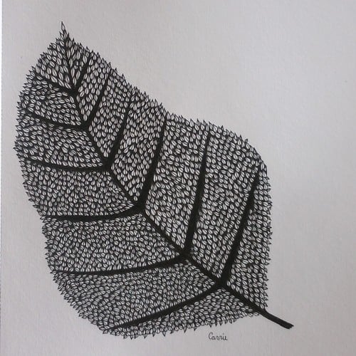 A leaf made of leaves