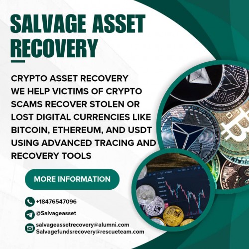 HIRE A USDC & CRYPTO RECOVERY EXPERT. REACH OUT TO SALVAGE ASSET RECOVERY
