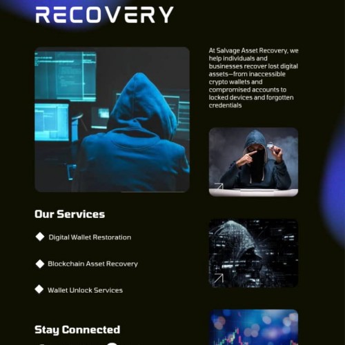 HIRE AN AUTHORIZED CRYPTOCURRENCY RECOVERING HACKER / CONTACT SALVAGE ASSET RECOVERY