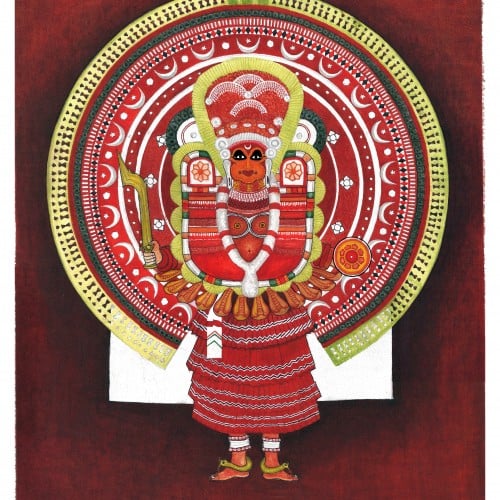 Madayil Chamundi (Folk Art of Kerala - INDIA)