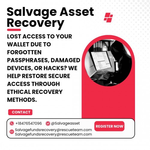 HIRE SALVAGE ASSET RECOVERY TO HELP YOU RECOVER YOUR CRYPTO FROM SCAMMERS