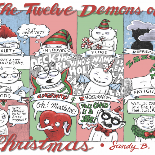Demon Christmas Card