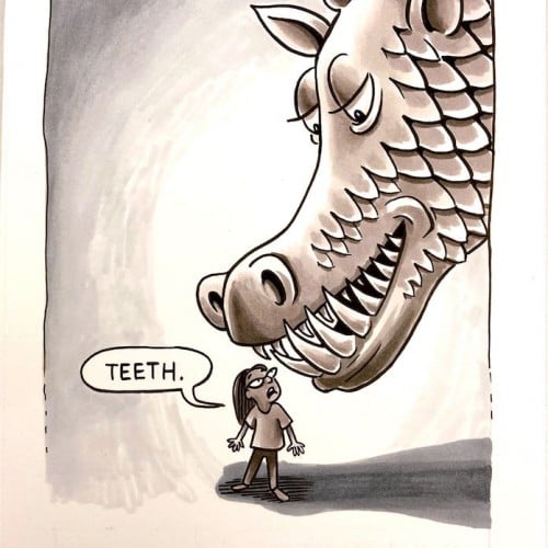 Inktober52 - TEETH