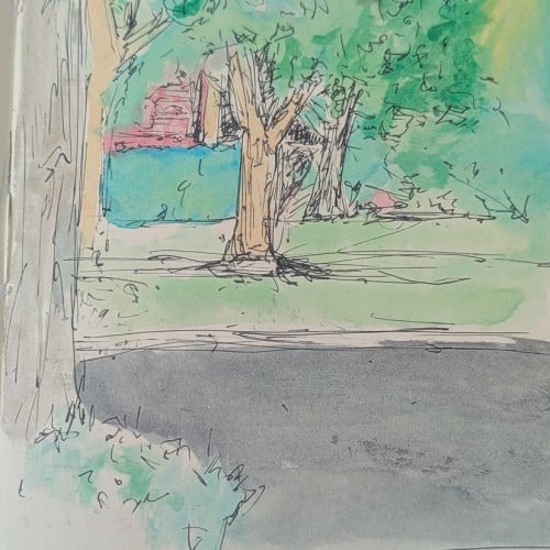 A  View Through A Waiting Room Window