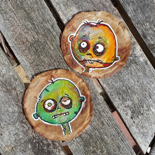 Mixed Media Zombie Teabags