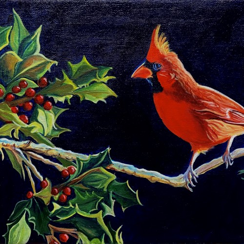 Christmastime Cardinal