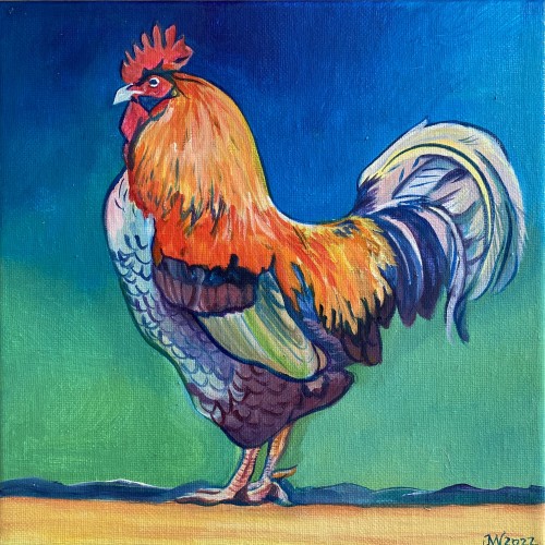 Colorful Cock-a-Doodle