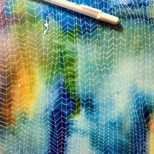 Woven Watercolor