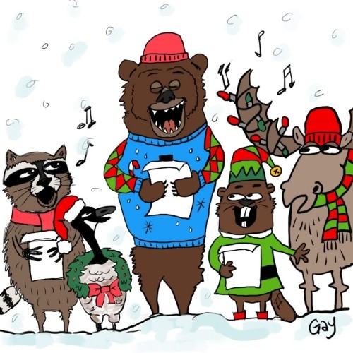 Canadian Christmas Carolers