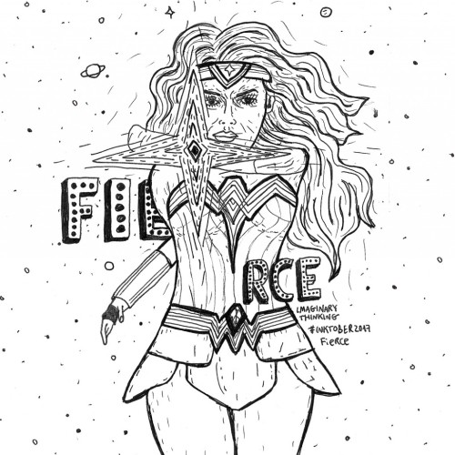 Fierce Wonder Woman